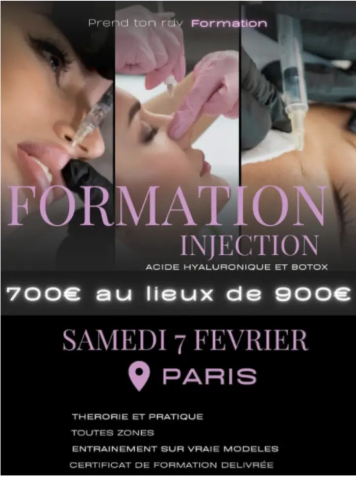 Formation injection en une seule journée