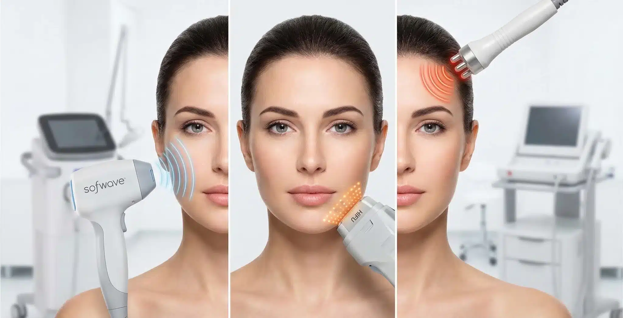 Sofwave ou HIFU vs radiofréquence visage comment choisir selon le relâchement cutané et la qualité de peau NY Center Rouen